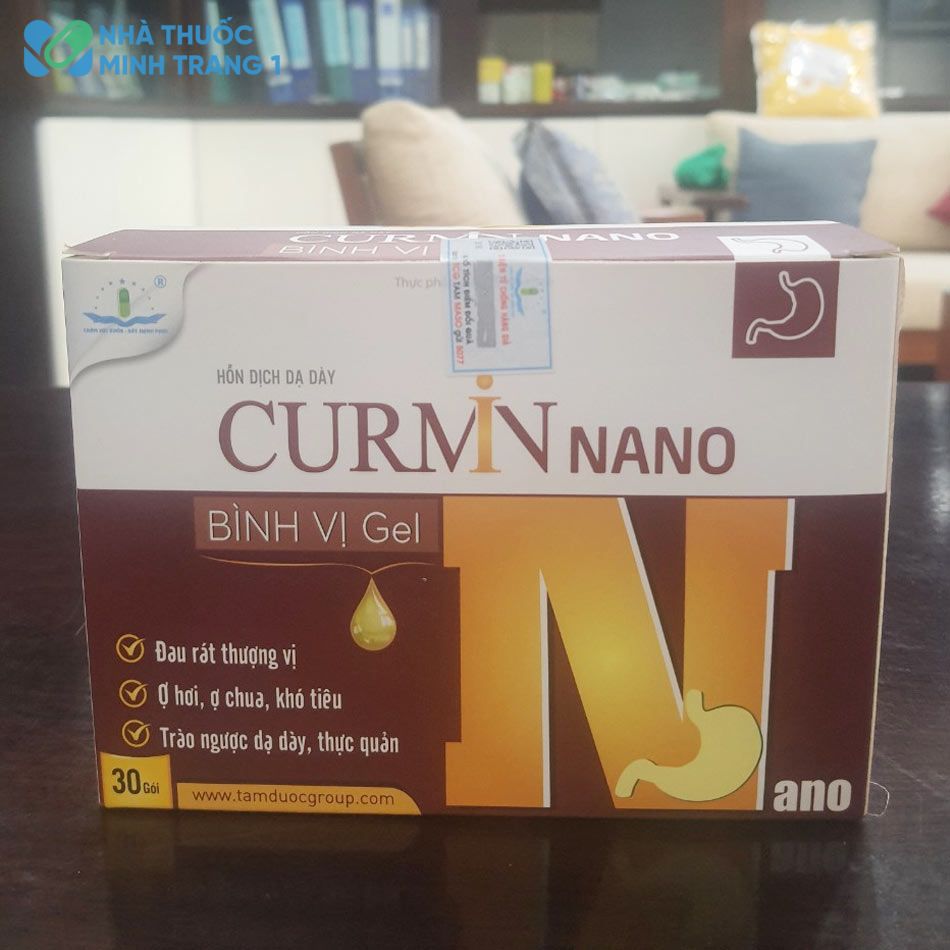 Hộp Nano Curcumin Gel