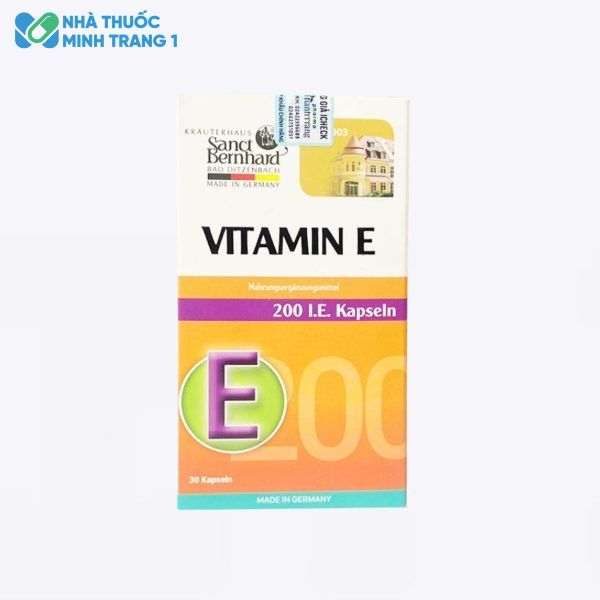 Hộp sản phẩm Vitamin E 200 IE Kapseln