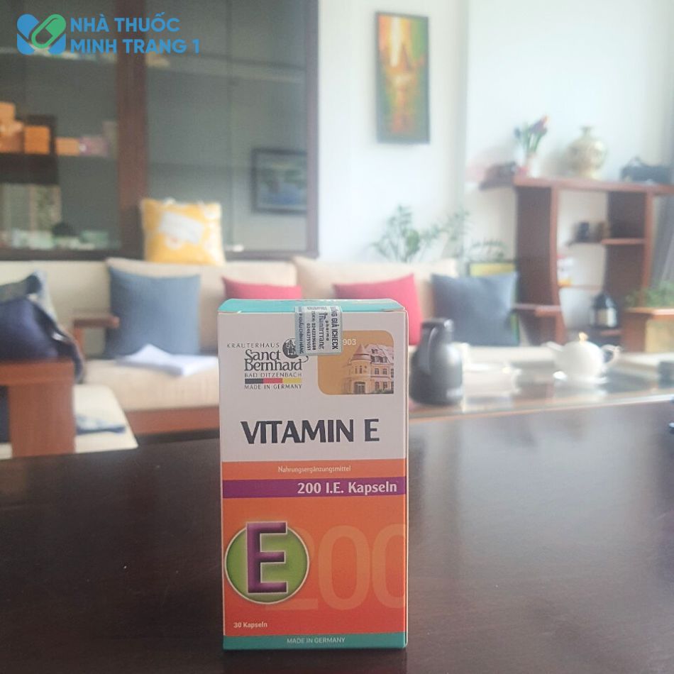 Sản phẩm Vitamin E 200IE Kapseln chụp tại Nhà thuốc Minh Trang 1 