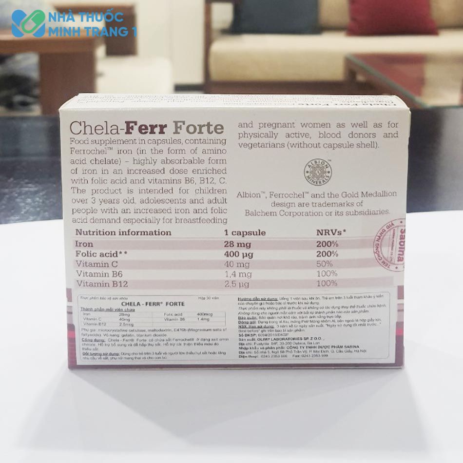 Thông tin của sản phẩm Chela-Ferr Forte