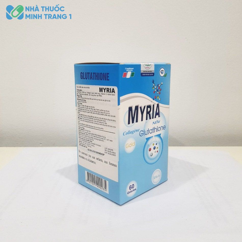 Viên uống Myria Glutathione được phân phối chính hãng tại Nhà Thuốc Minh Trang 1