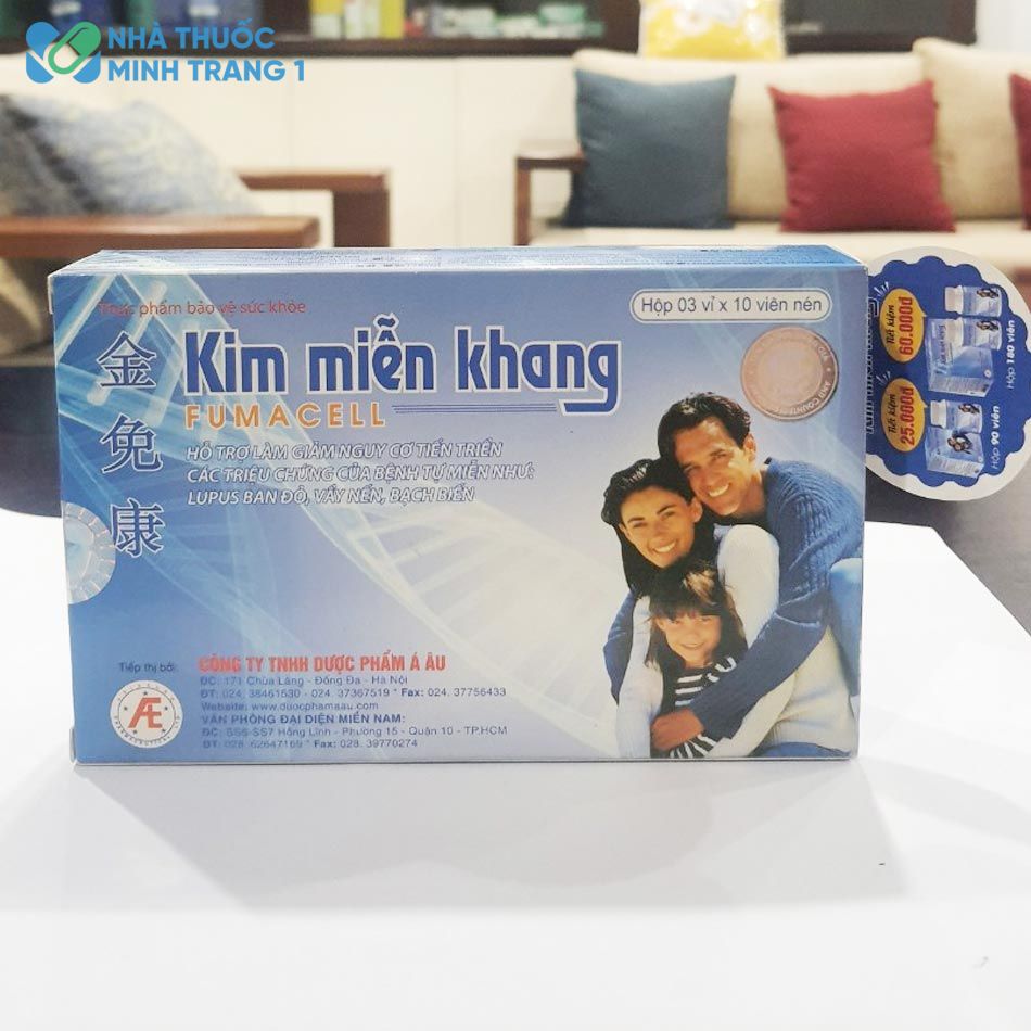 Thực phẩm bảo vệ sức khoẻ Kim Miễn Khang được phân phối chính hãng tại Nhà Thuốc Minh Trang 1