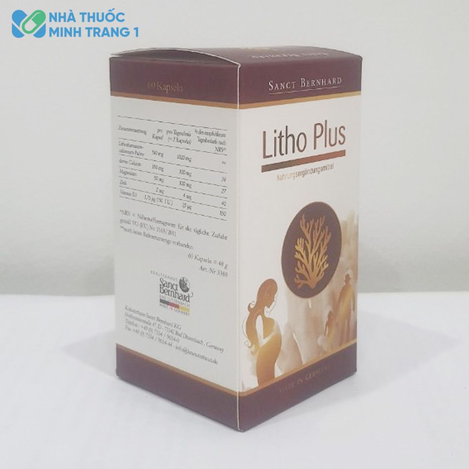 Sản phẩm Litho Plus được chụp tại Nhà Thuốc Minh Trang 1