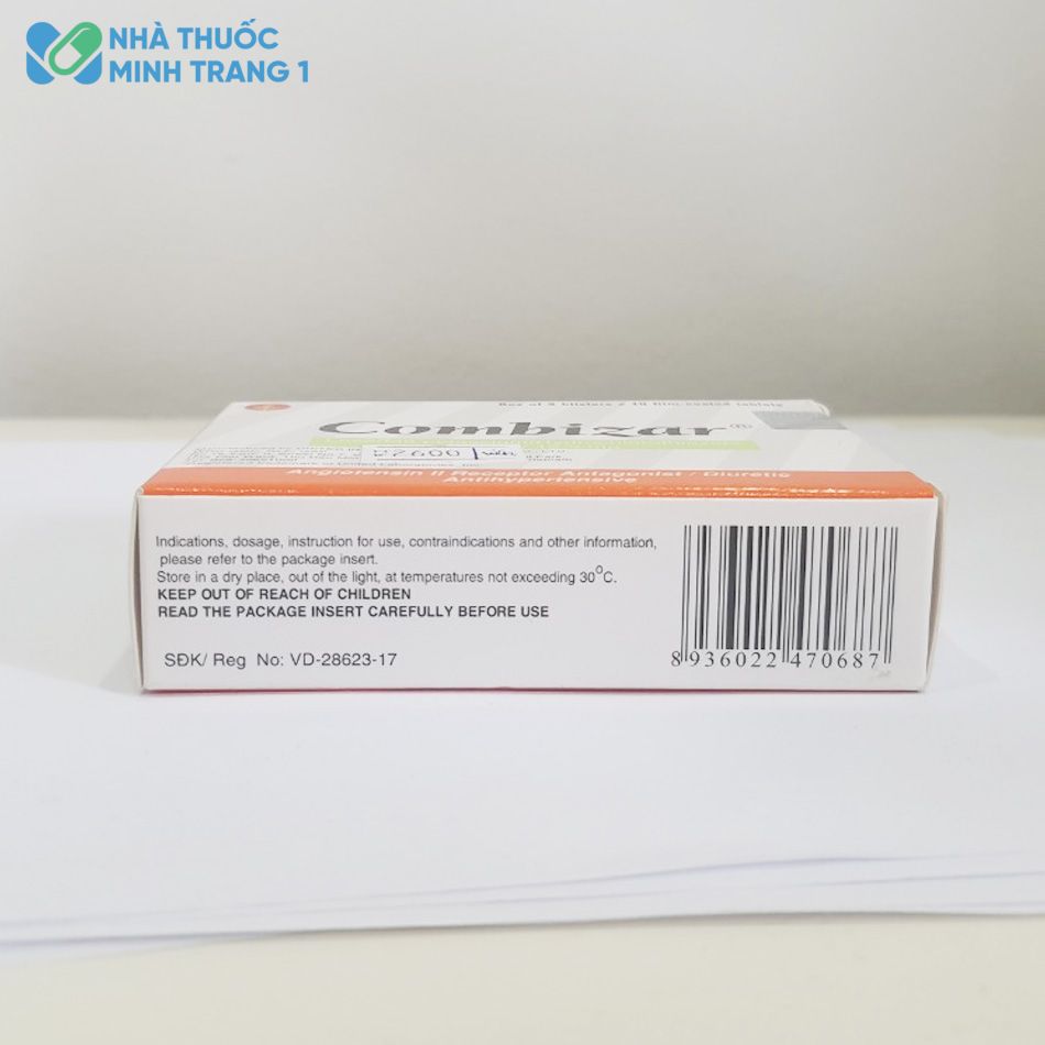 Thuốc Combizar được phân phối chính hãng tại Nhà Thuốc Minh Trang 1