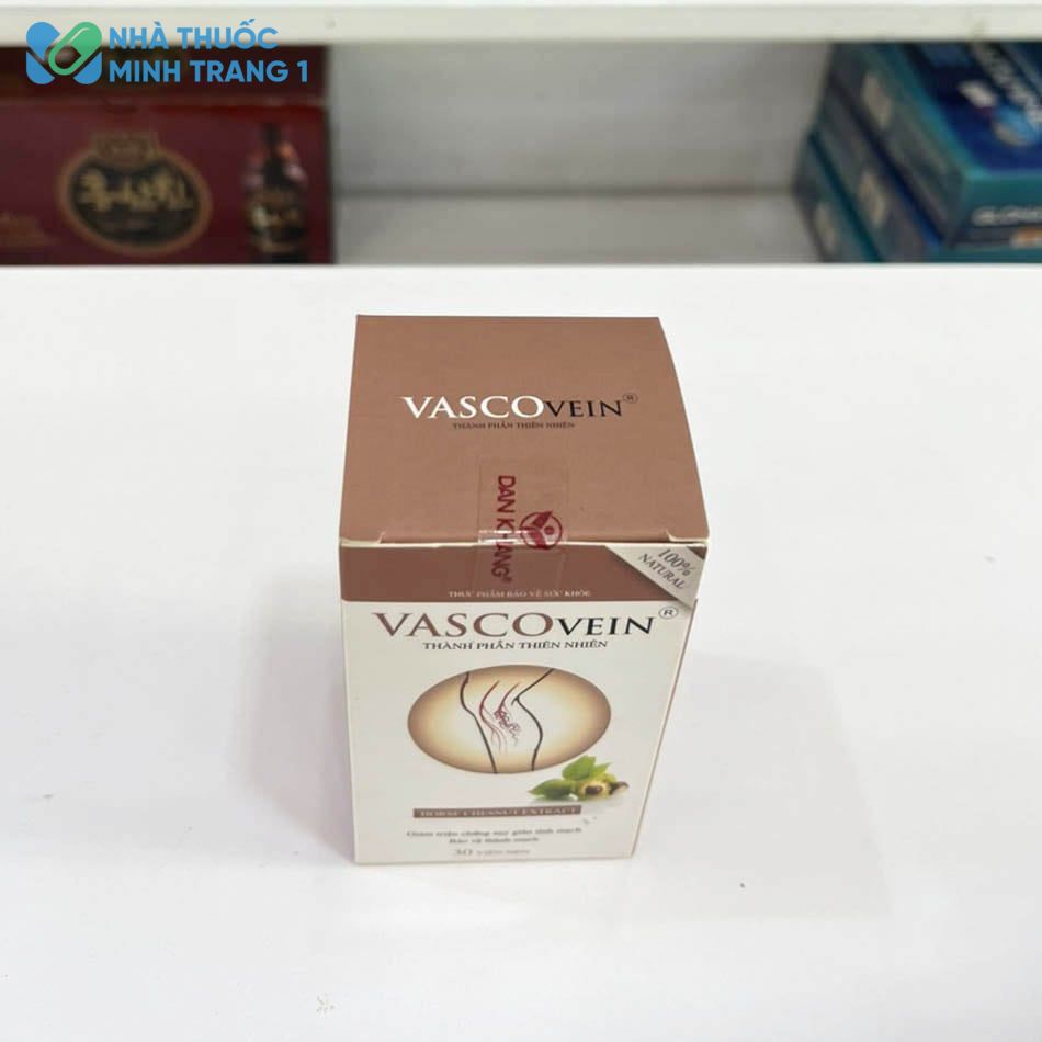 Hộp sản phẩm bảo vệ sức khỏe Viên uống Vascovein