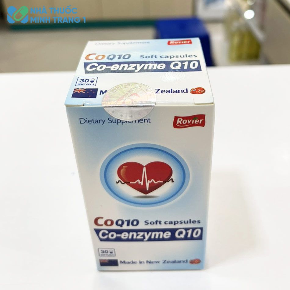 Hình ảnh mặt trên bao bì của thực phẩm bảo vệ sức khỏe CoQ10 Soft Capsules