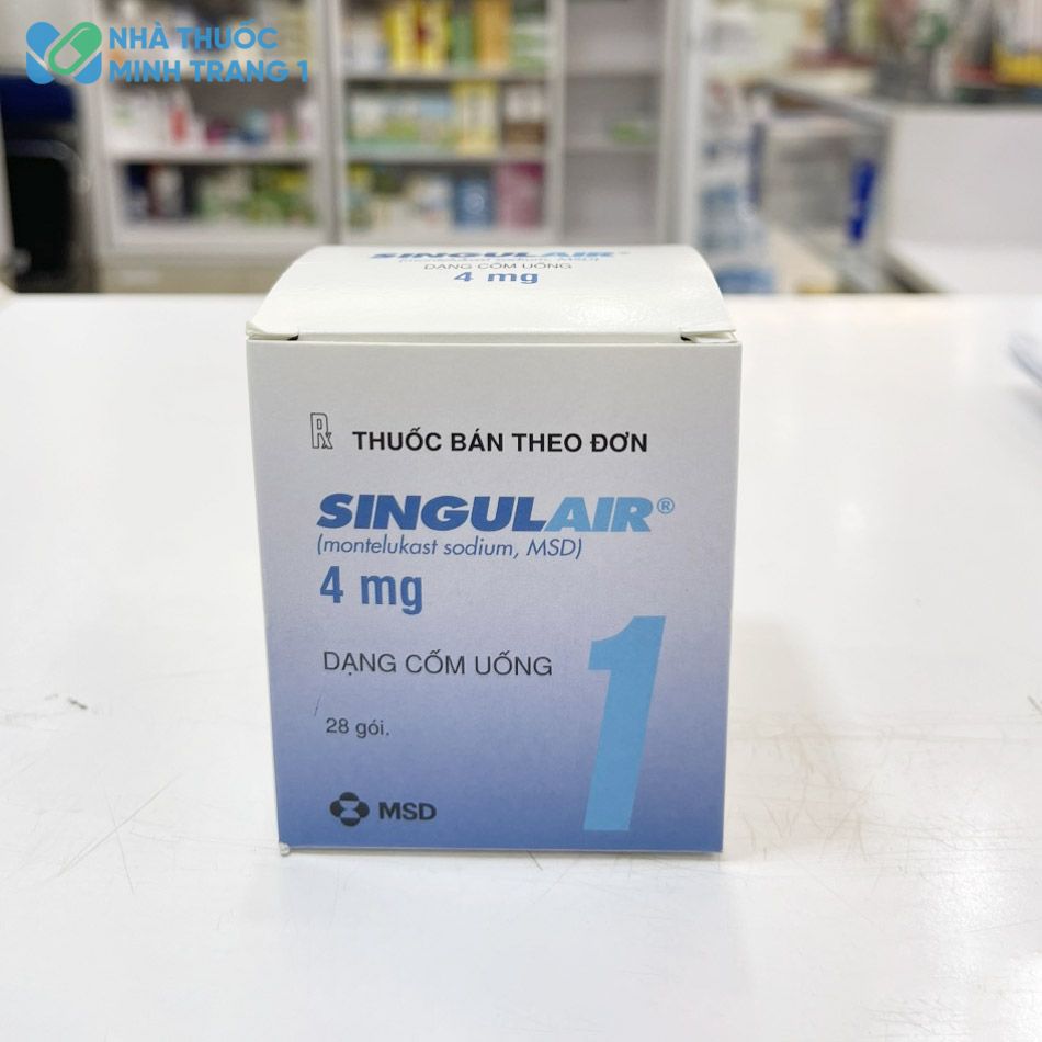 Hình ảnh thuốc Singulair 4mg được chụp tại Nhà thuốc Minh Trang 1