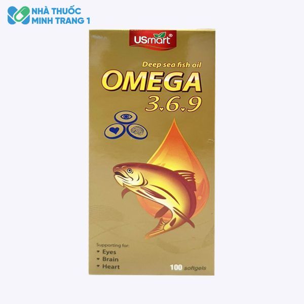 Hình ảnh bao bì thực phẩm bảo vệ sức khỏe Omega 3.6.9 USmart
