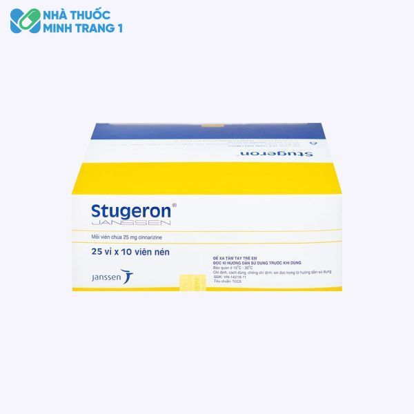 Thông tin của thuốc Stugeron 25mg