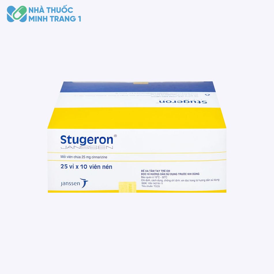 Thông tin của thuốc Stugeron 25mg