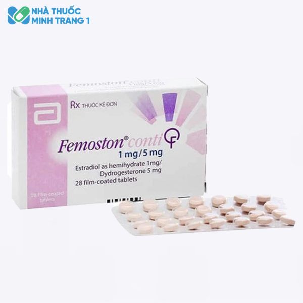 Hình ảnh hộp và vỉ thuốc Femoston conti