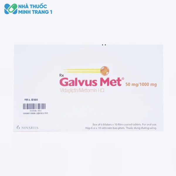 Hình ảnh hộp thuốc Galvus Met 50/1000