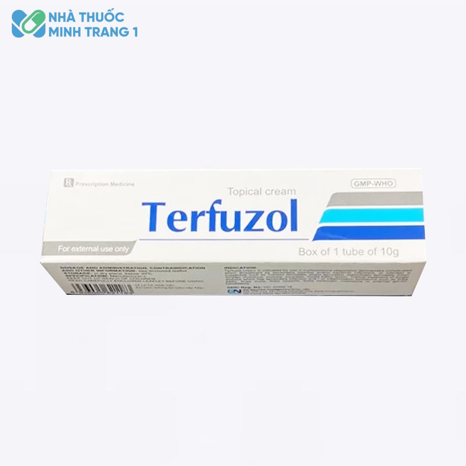 Mặt trước hộp thuốc Terfuzol