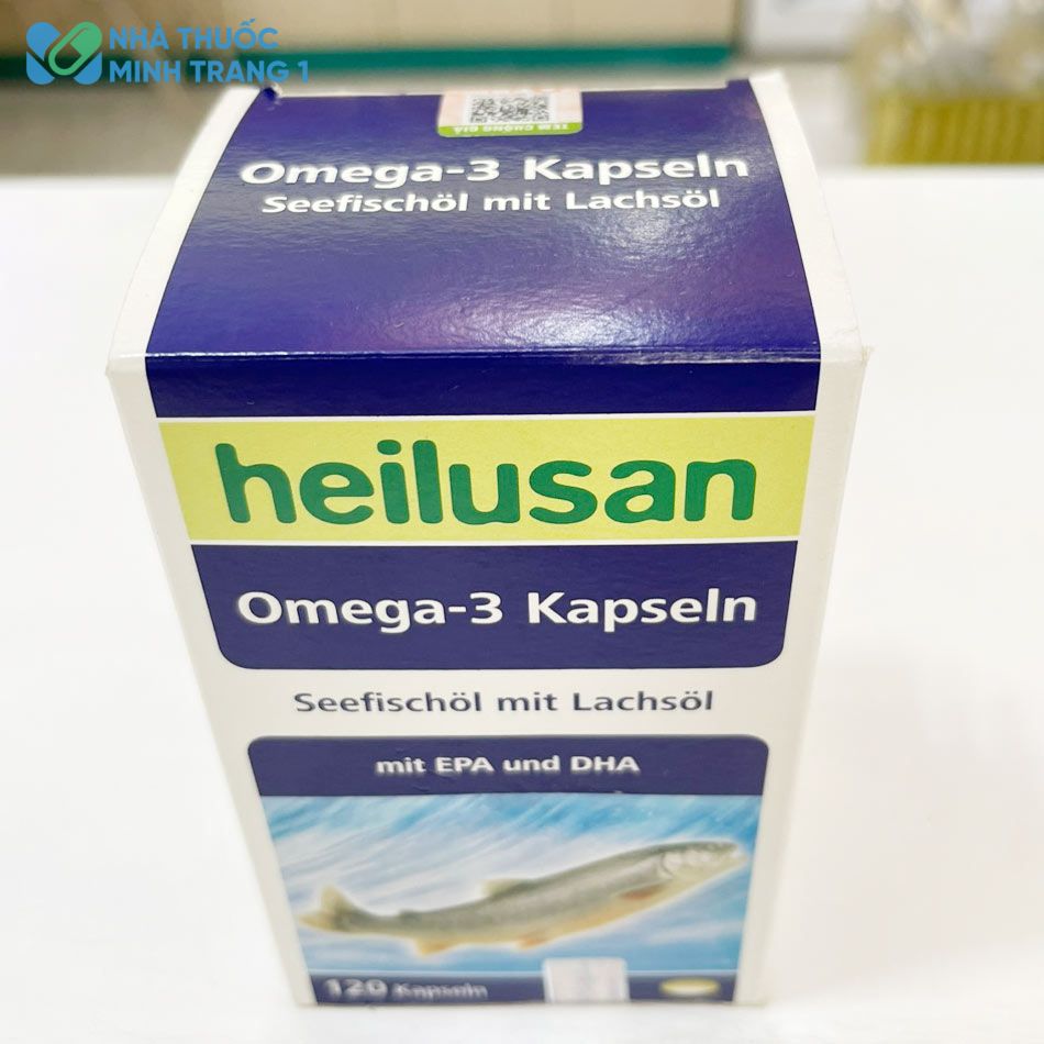 Hình ảnh mặt bìa Heilusan Omega-3 Kapseln
