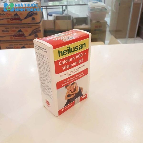 Thực phẩm bảo vệ sức khỏe Heilusan Calcium 600 + Vitamin D3