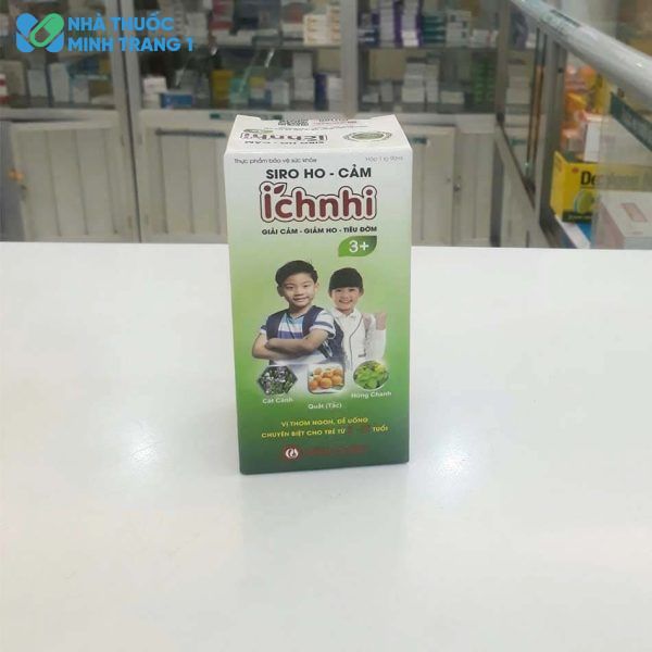 Hình ảnh hộp sản phẩm Ích nhi 3+ được chụp tại nhà thuốc Minh Trang 1