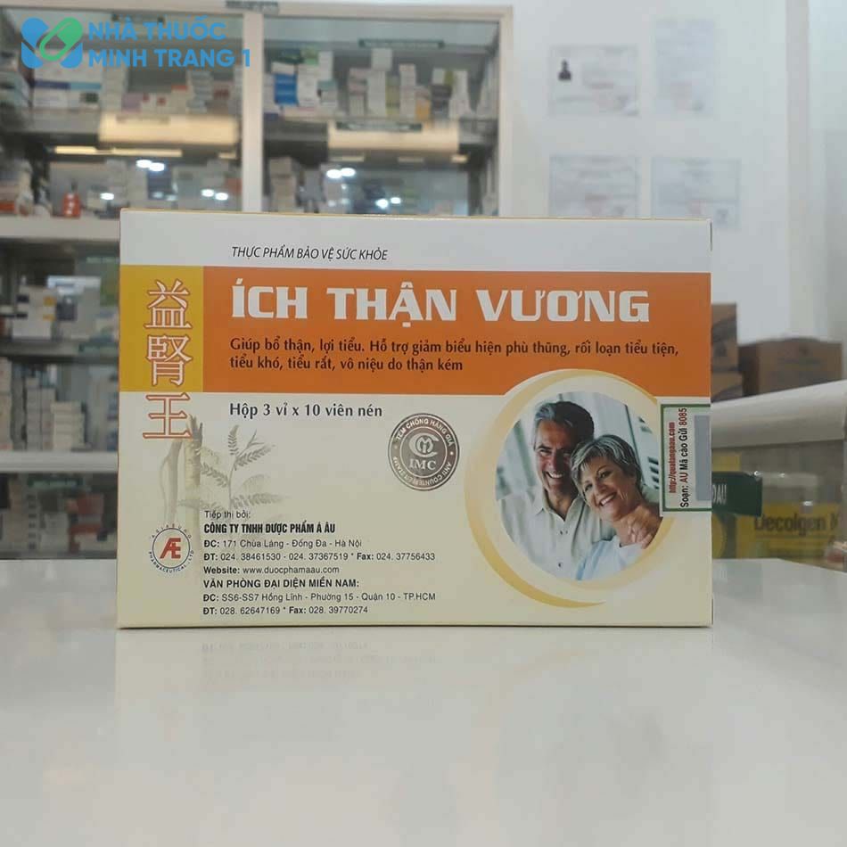 Hình ảnh hộp sản phẩm Ích thận vương được chụp tại nhà thuốc Minh Trang 1