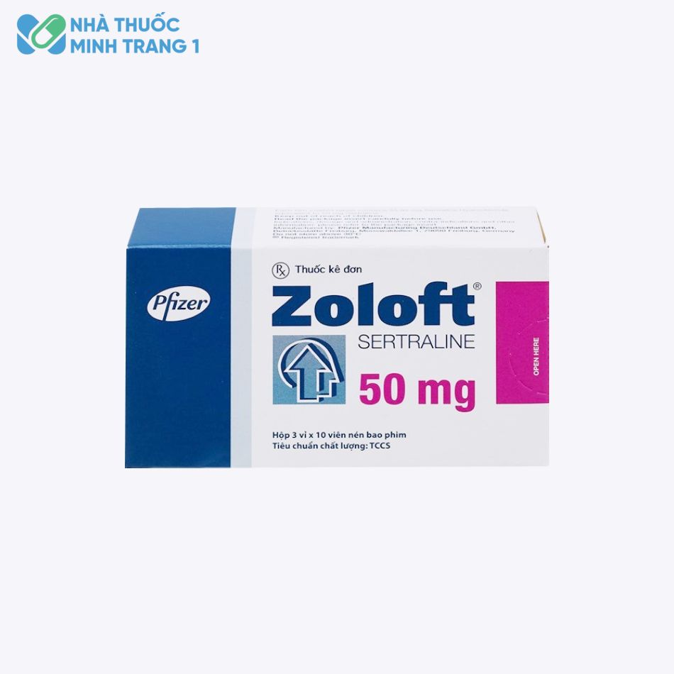 Hình ảnh vỏ hộp thuốc Zoloft