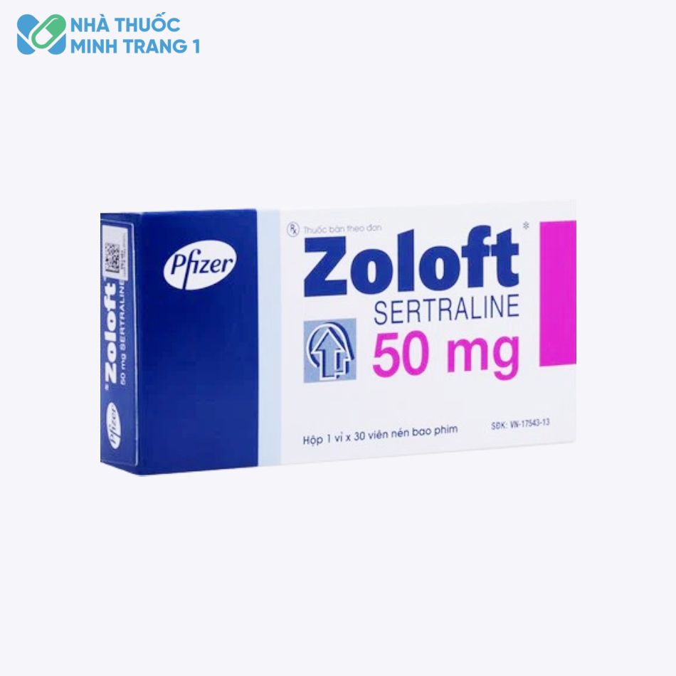 Hình ảnh mặt bên của thuốc Zoloft