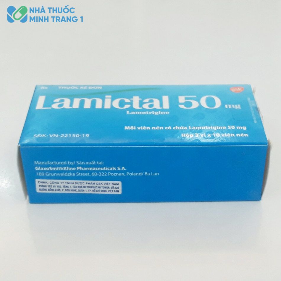 Hộp thuốc Lamital 50mg