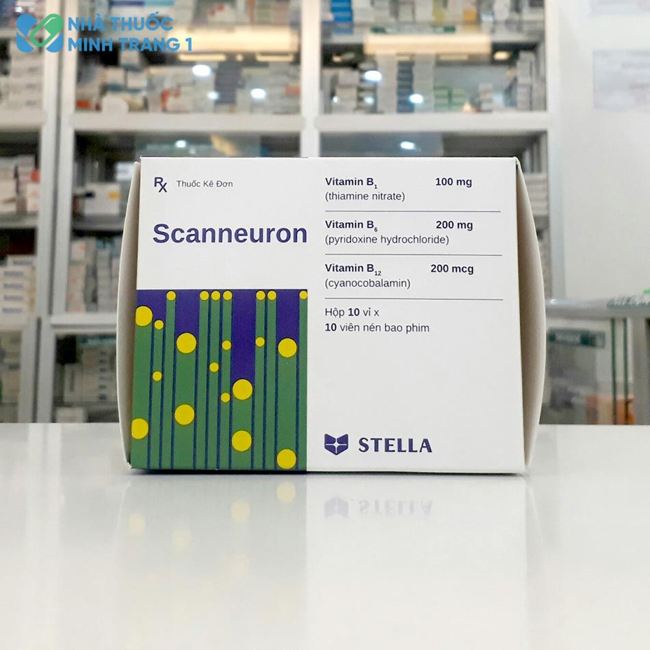 Hình ảnh mặt trước hộp thuốc Scanneuron
