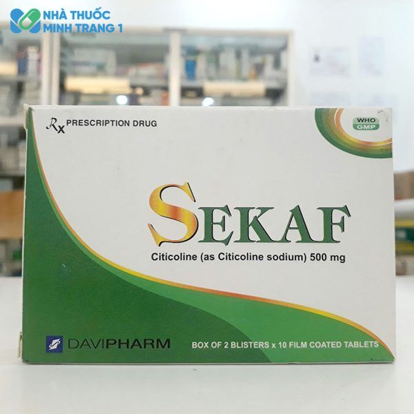 Hình ảnh hộp thuốc Sekaf được chụp tại Nhà Thuốc Minh Trang 1