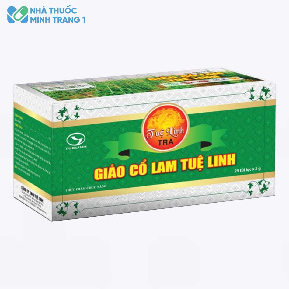 Hình ảnh hộp sản phẩm Trà Giảo cổ lam Tuệ Linh