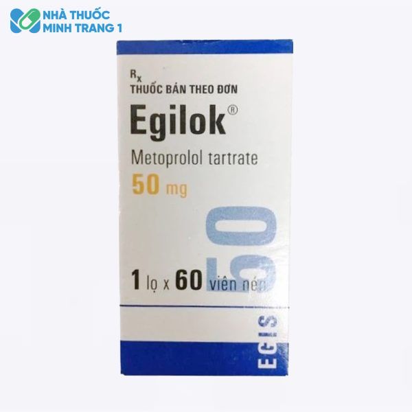 Hình ảnh hộp thuốc Egilok 50mg