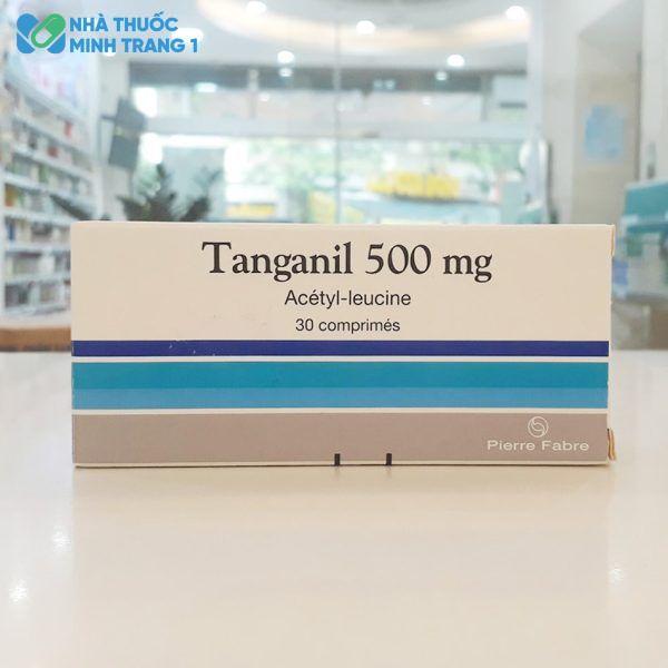Hộp của thuốc Tanganil 500mg được chụp tại Nhà Thuốc Minh Trang 1