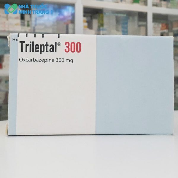 Mặt trước hộp thuốc Trileptal 300mg