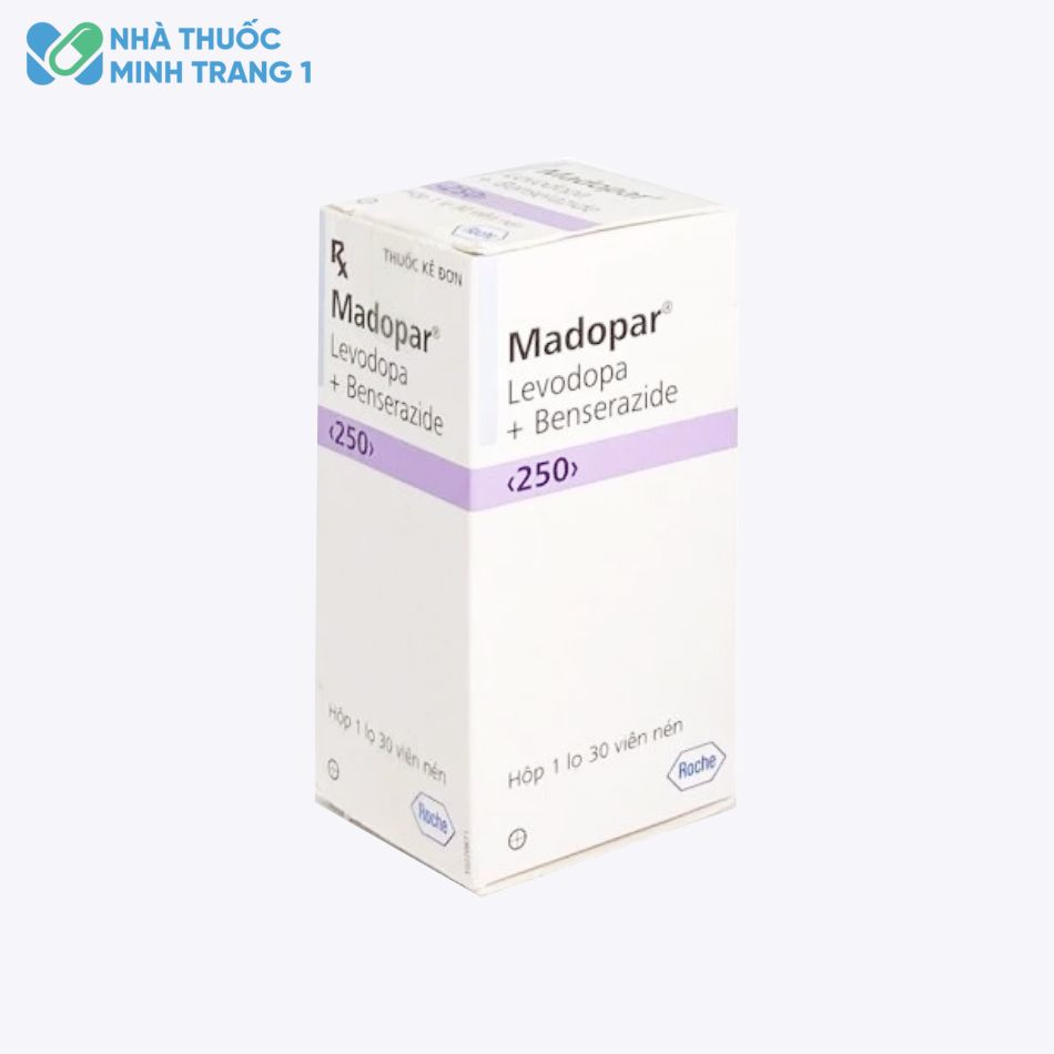 Hình ảnh mặt nghiêng thuốc Madopar
