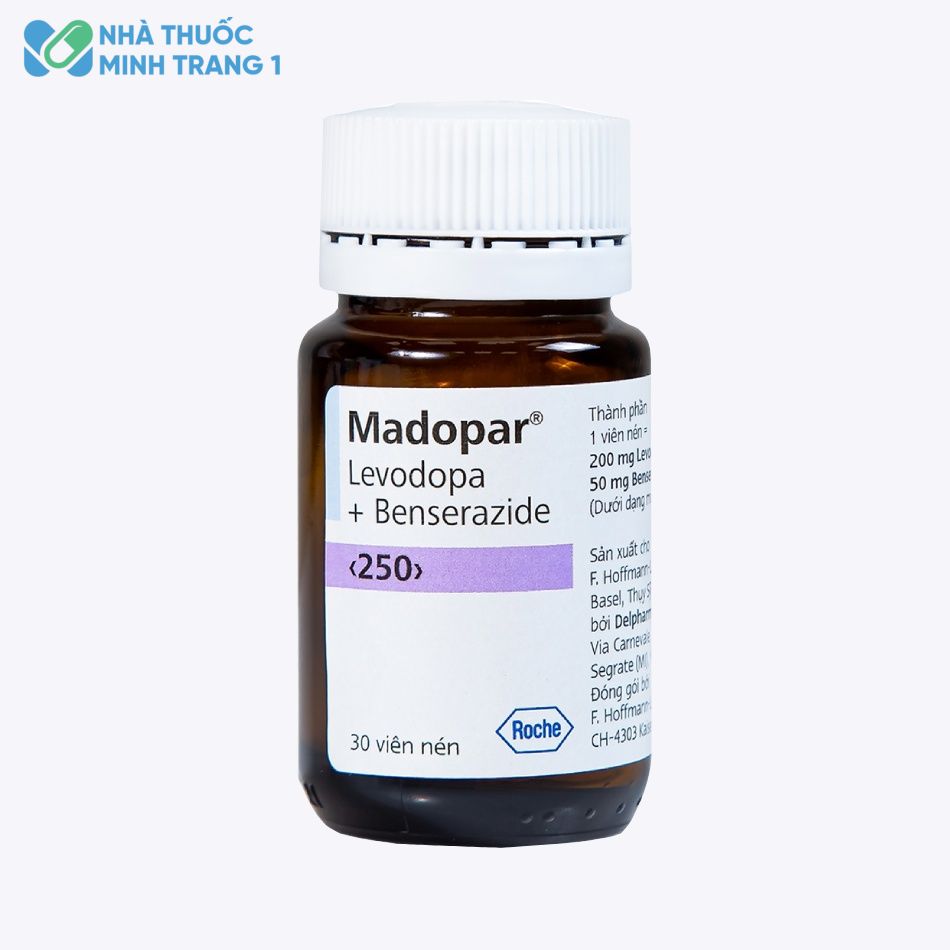 Hình ảnh lọ thuốc Madopar 