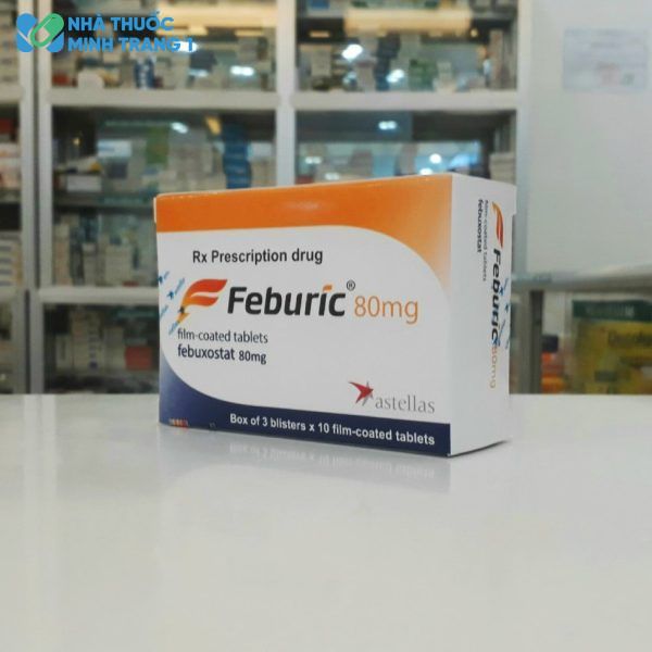 Thuốc Feburic 80mg được chụp tại nhà thuốc Minh Trang 1