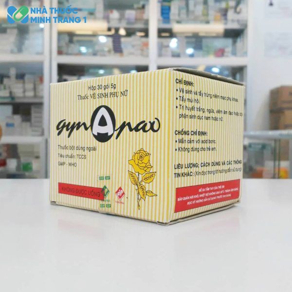 Hình ảnh sản phẩm thuốc vệ sinh phụ nữ Gynapax được bán tại nhà thuốc Minh Trang 1