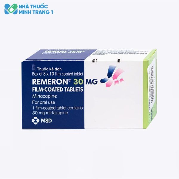 Hình ảnh hộp thuốc Remeron 30mg