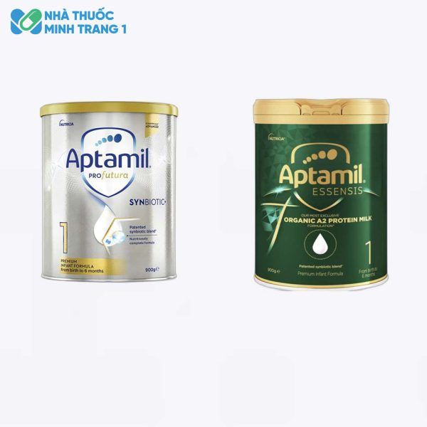 Sữa Aptamil xanh và bạc của Úc
