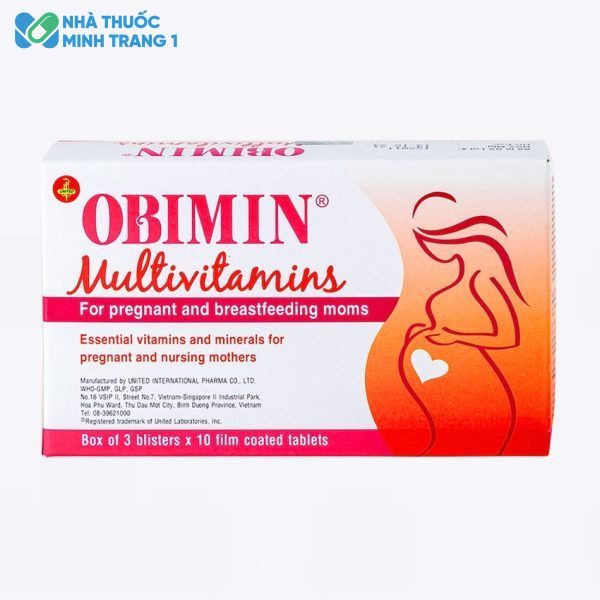 Thuốc Obimin Multivitamins bổ sung vitamin và khoáng chất