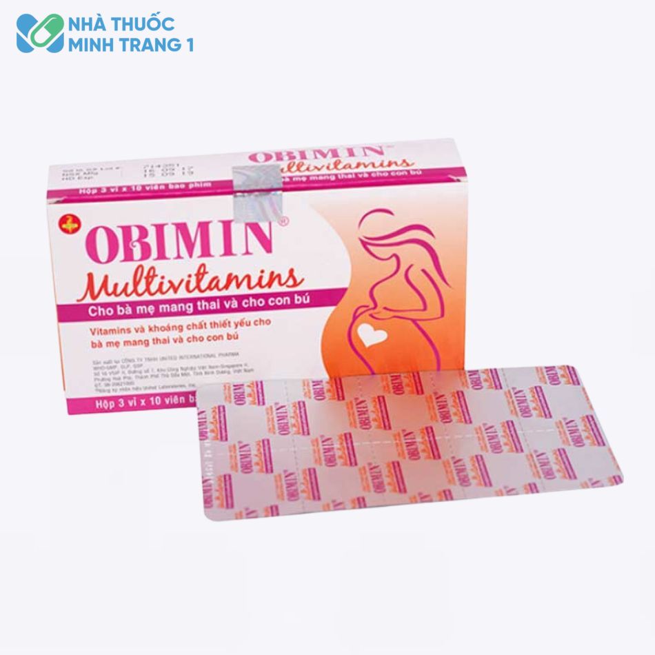 Thuốc Obimin Multivitamins cho bà bầu 