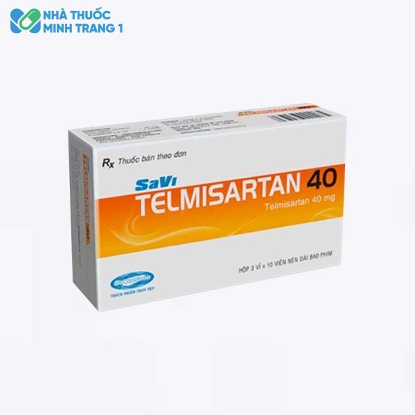 Thuốc điều trị tăng huyết áp Savi Telmisartan 40