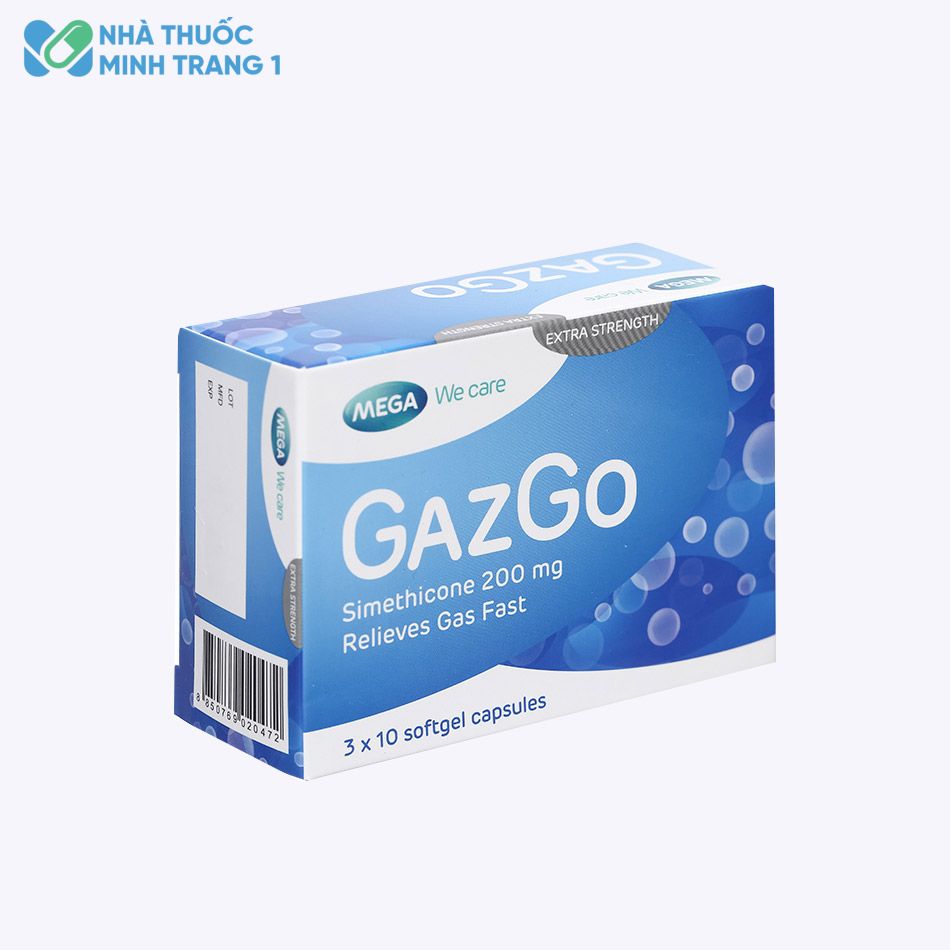 Góc nghiêng hộp thuốc Gazgo