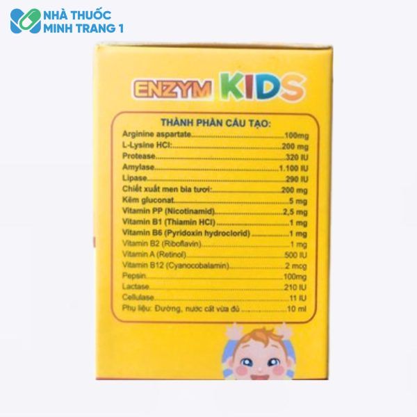 Thành phần sản phẩm Enzym Kids