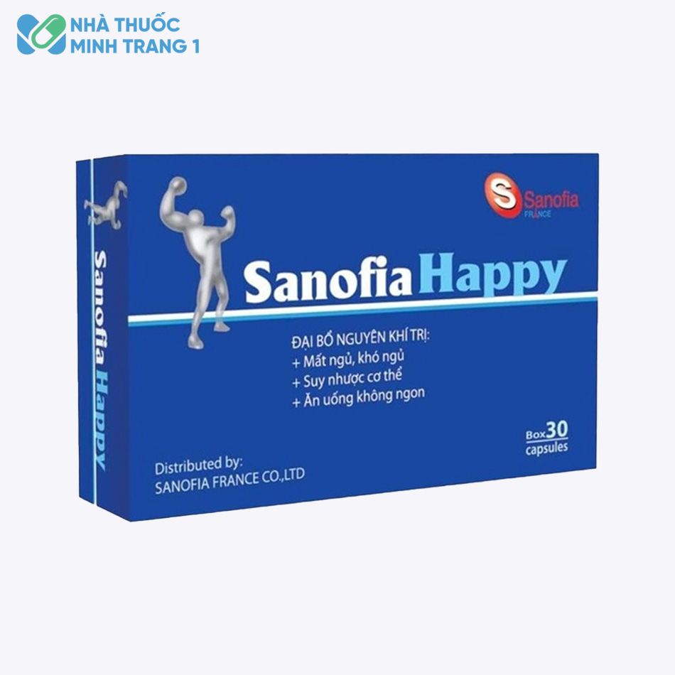 Hình ảnh hộp sản phẩm Sanofia Happy