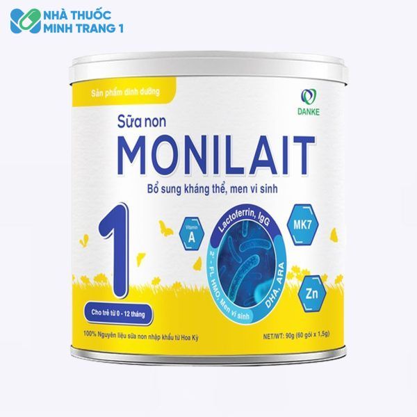 Hộp sữa non Monilait số 1
