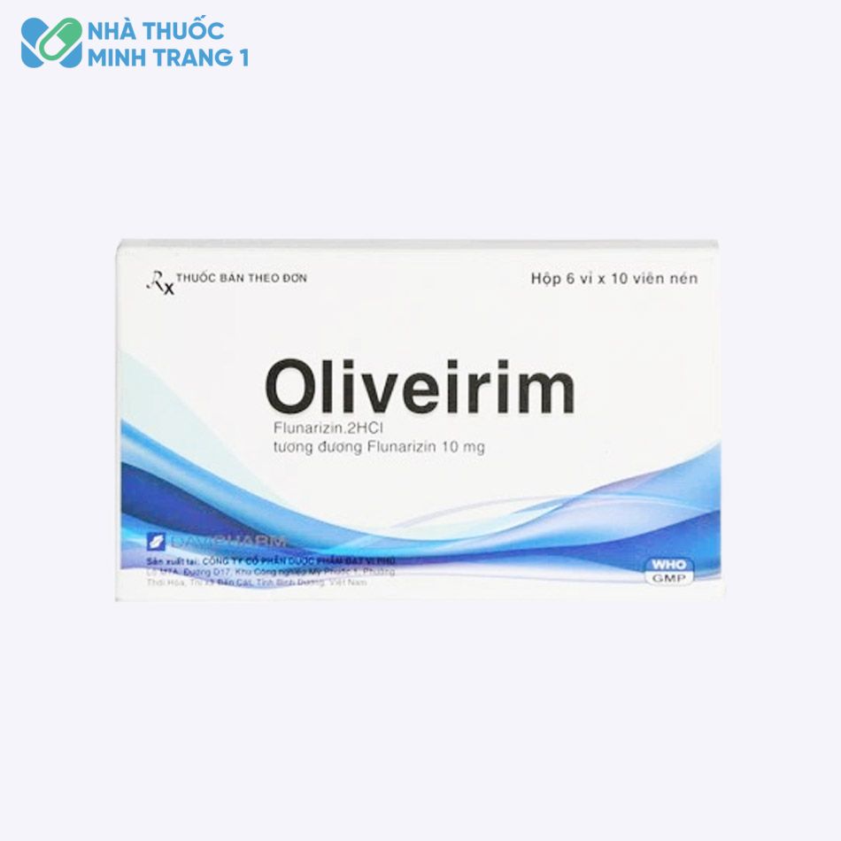 Hình ảnh hộp thuốc Oliveirim 10mg