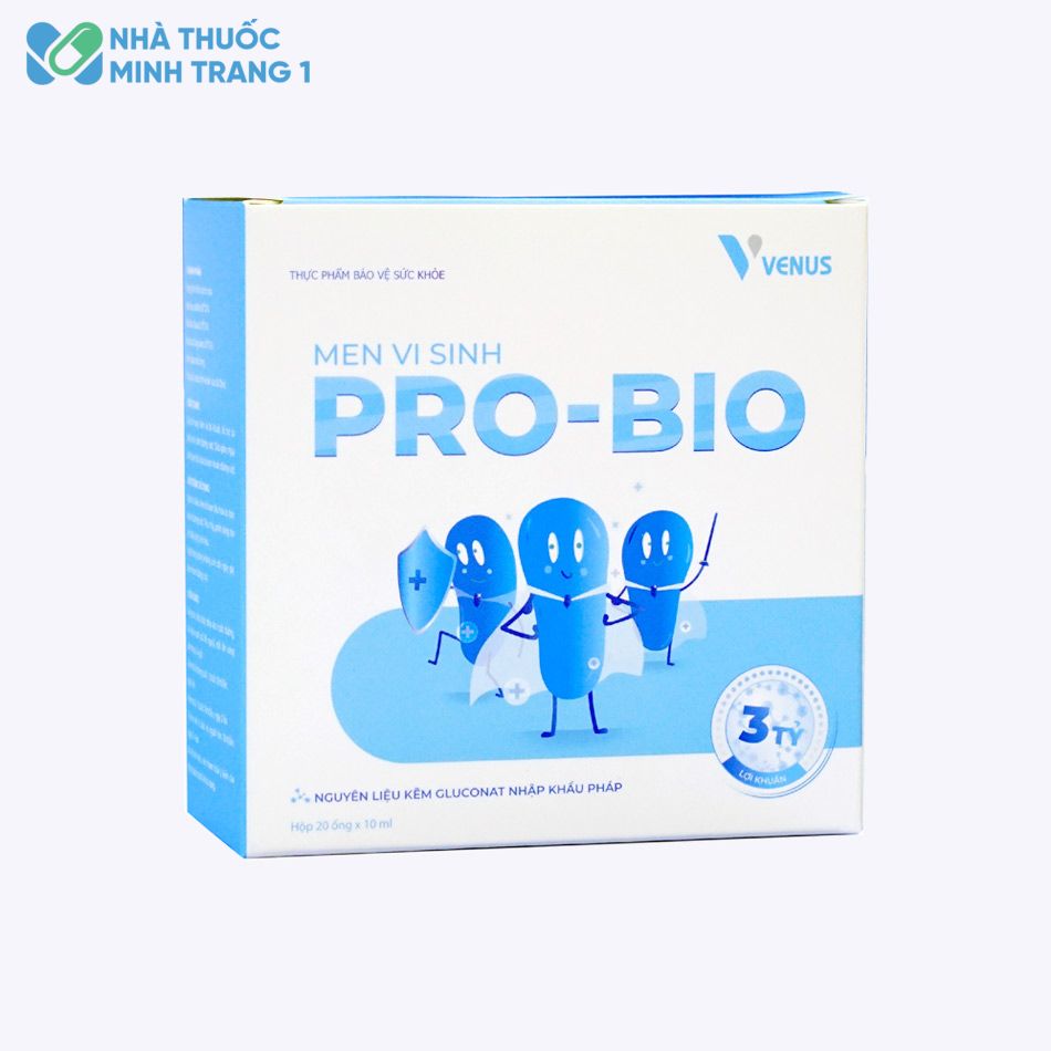 Hộp của sản phẩm Men vi sinh Pro-Bio
