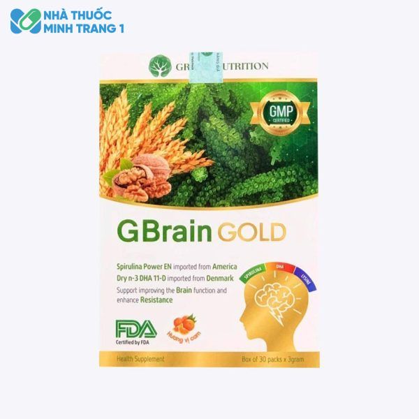 Hình ảnh thực phẩm bảo vệ sức khỏe GBrain Gold