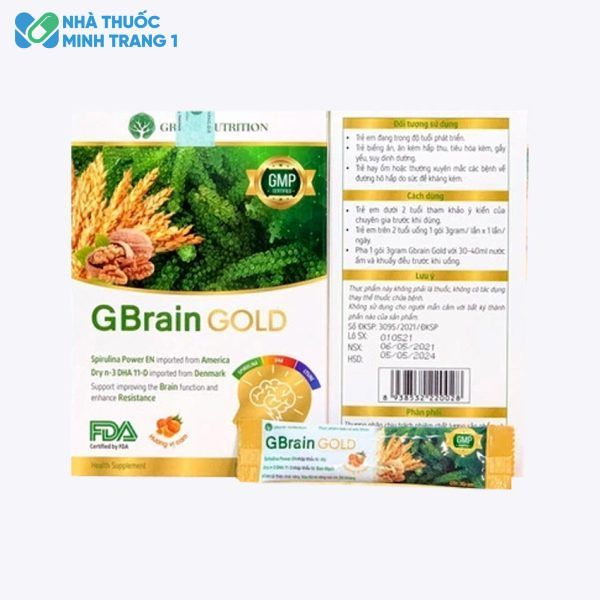 Hình ảnh thực phẩm bảo vệ sức khỏe GBrain Gold