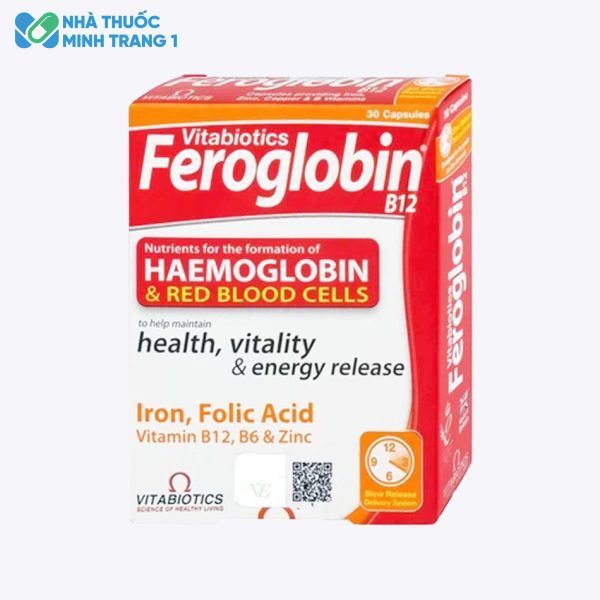 Hình ảnh hộp sản phẩm Feroglobin B12