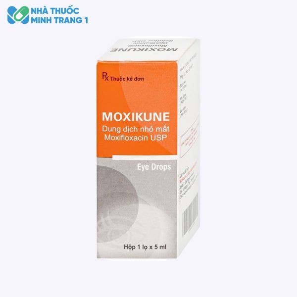 Thuốc điều trị nhiễm khuẩn mắt sau phẫu thuật Moxikune